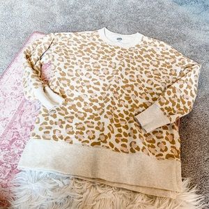 Aerie Leopard Sweatshirt